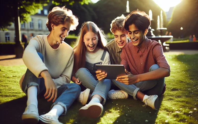 Chat entre ados en ligne