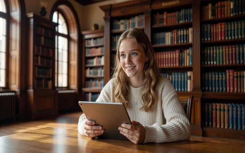 Adolescent utilisant un chat gratuit sécurisé sur son smartphone