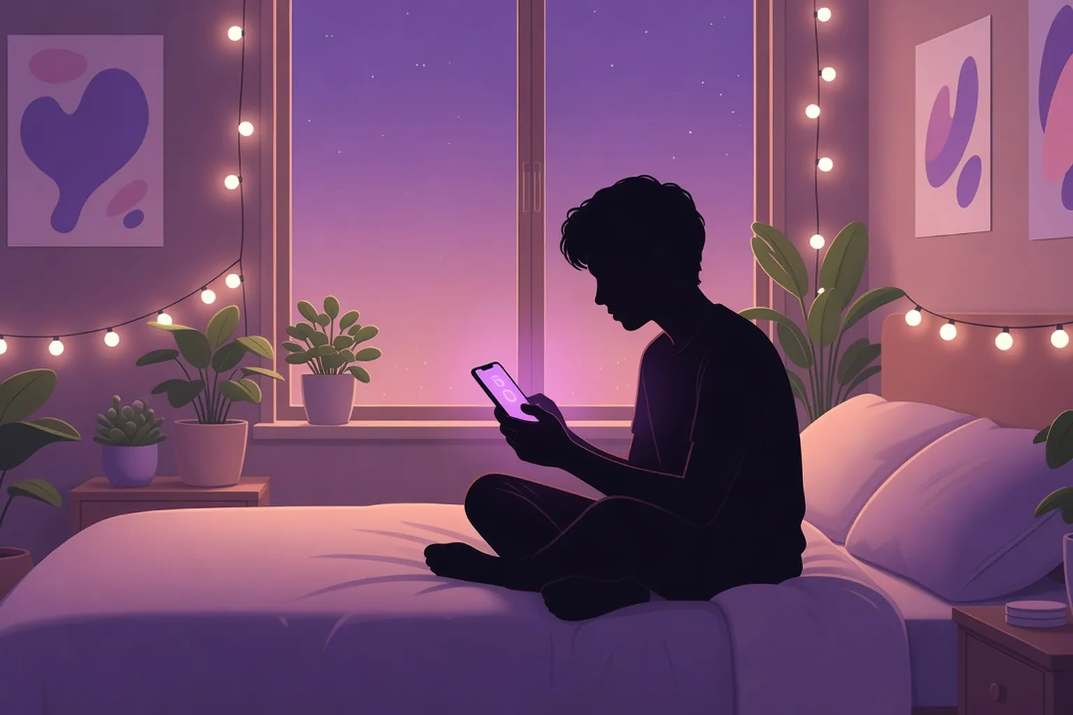 Adolescent utilisant un tchat sécurisé sur smartphone, guide parents 2026